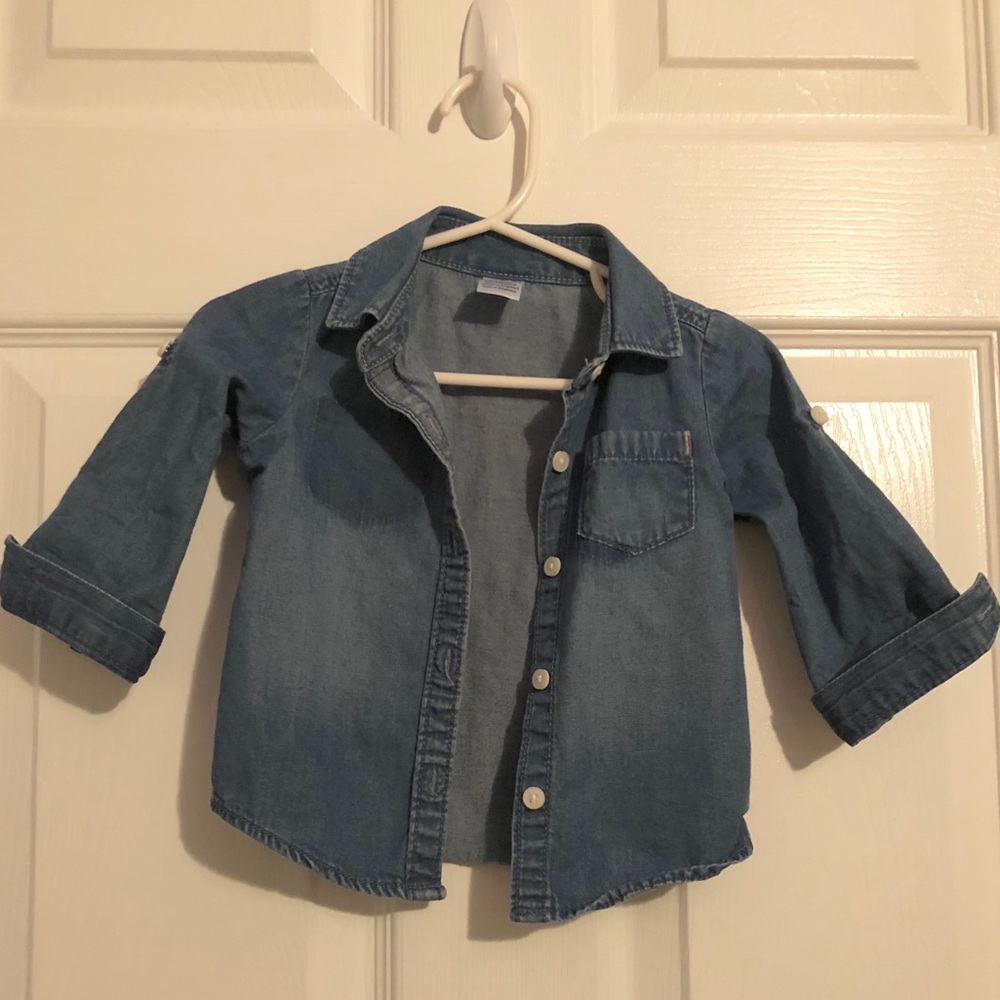 Toddler Girls Denim Shirt
